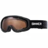 Masque De Ski Sinner Unisex Fierce Matte Black -> Equipementaventure