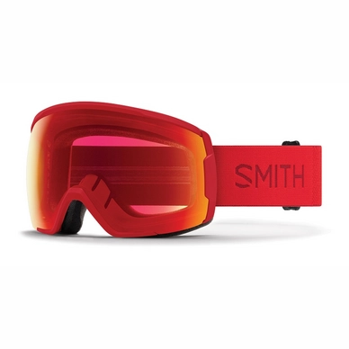 Masque De Ski Smith Proxy Lava 2021 / Chromapop Photochromic Red Mirror