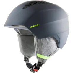 Casque De Ski Alpina Junior Grand Charcoal Neon Yellow
