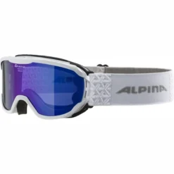 Masque De Ski Alpina Pheos Junior White MM Blue