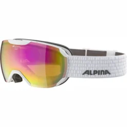 Masque De Ski Alpina Pheos S White QMM Pink