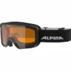 Masque De Ski Alpina Scarabeo S Black DH Orange