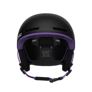 Casque De Ski POC Obex Pure Uranium Black/Sapphire Purple Matt – Image 2