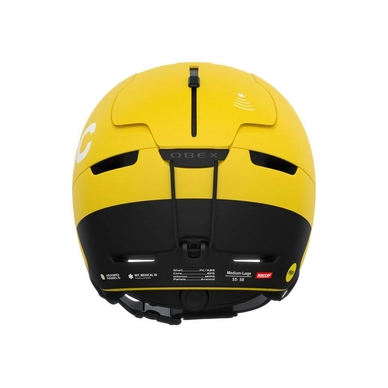 Casque De Ski POC Obex BC MIPS Aventurine Yellow Matt – Image 4