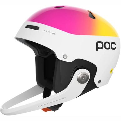 Casque De Ski POC Unisexe Artic SL MIPS Speedy Gradient Fluorescent Pink/Aventurine Yellow