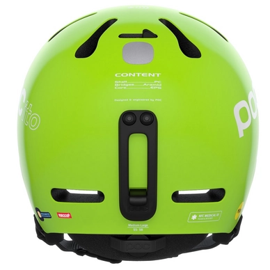 Casque De Ski POC Kids POCito Fornix MIPS Fluorescent Yellow Green – Image 4