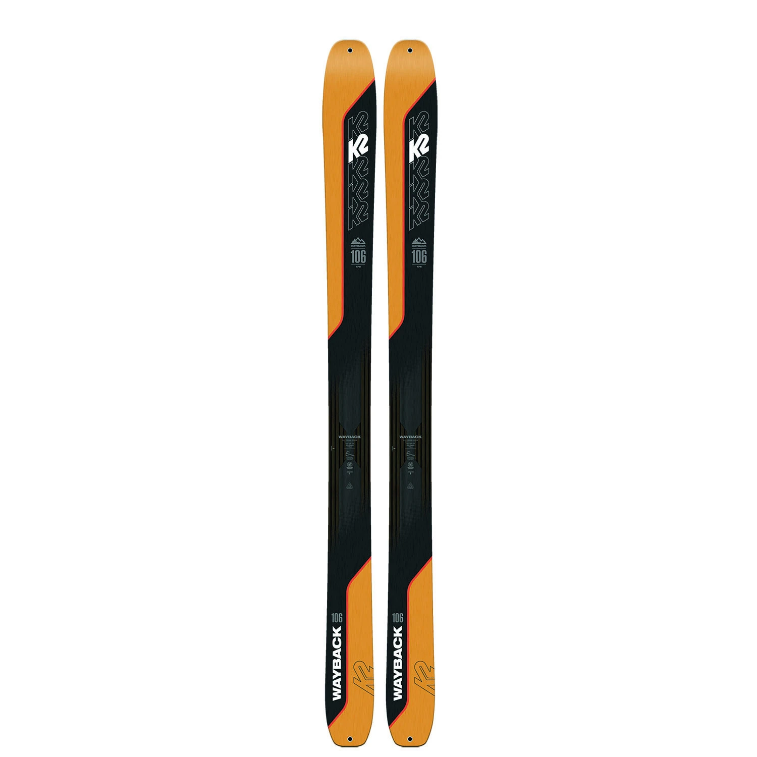 Skis De Rando Seul (Sans Fixation) K2 Wayback 106
