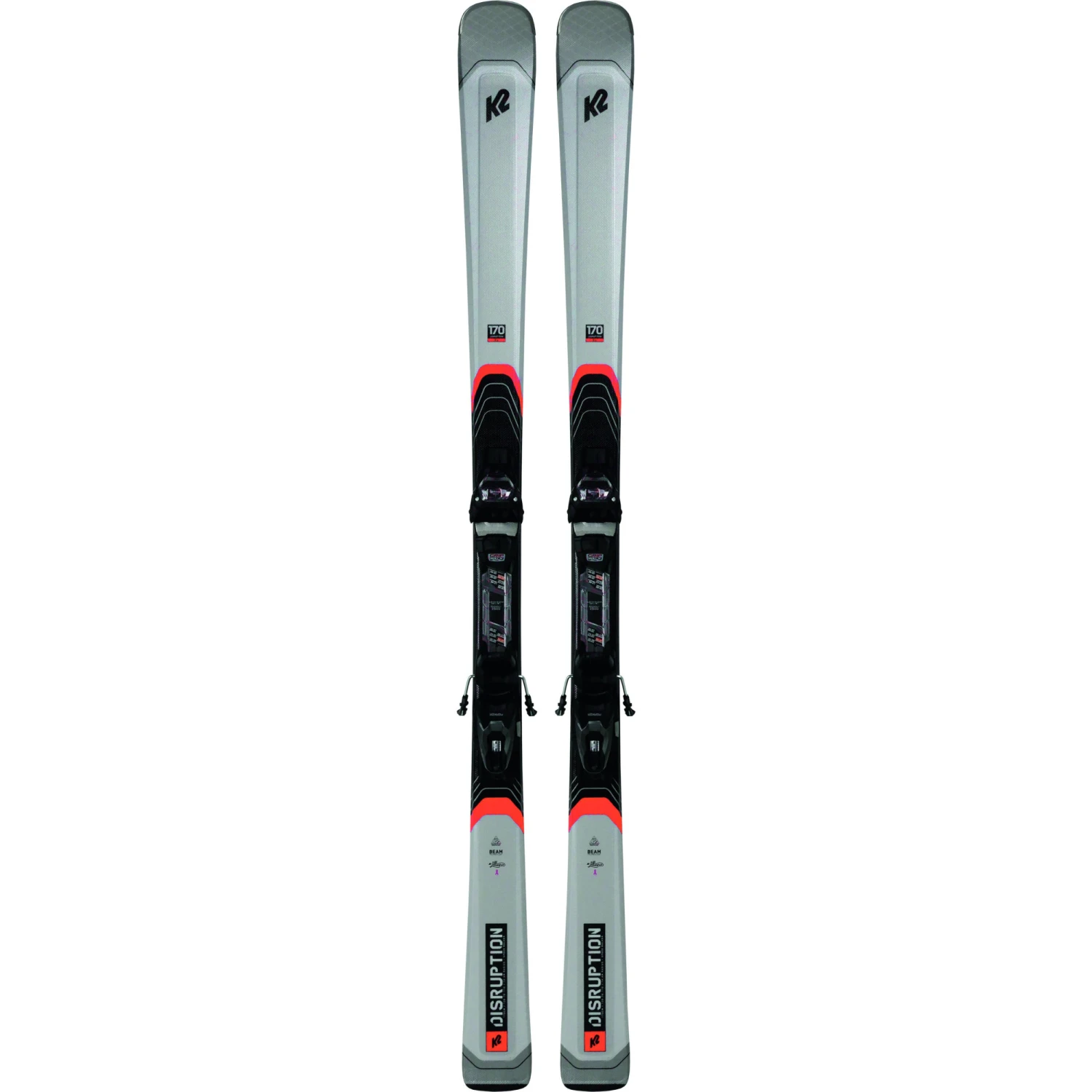 Pack Ski K2 Disruption Rx Alliance + Fixations Er3 10 Compact Quikclik Black-Anth Set Femme – Image 2