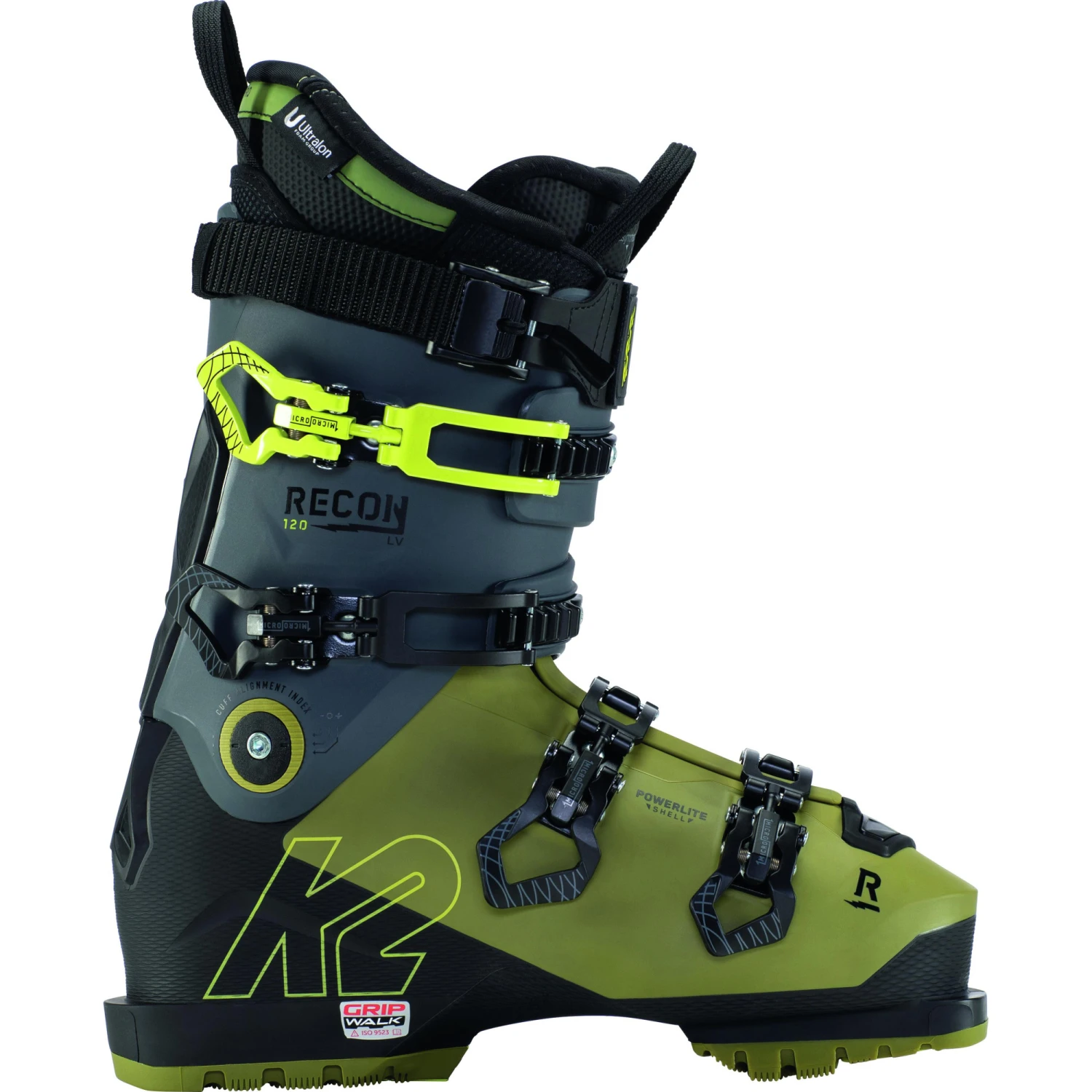 Chaussures De Ski K2 Recon 120 Lv Gripwalk Green-Black Homme