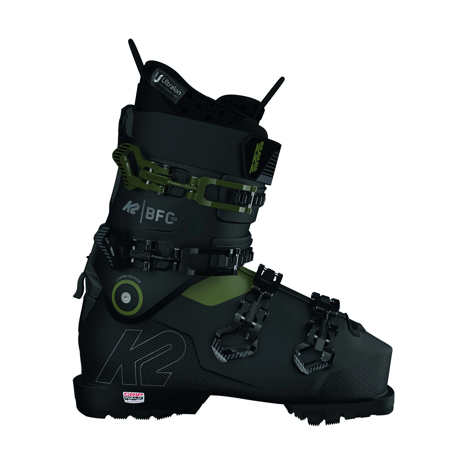 Chaussures De Ski K2 Bfc 120 Gripwalk Noir Kaki Homme
