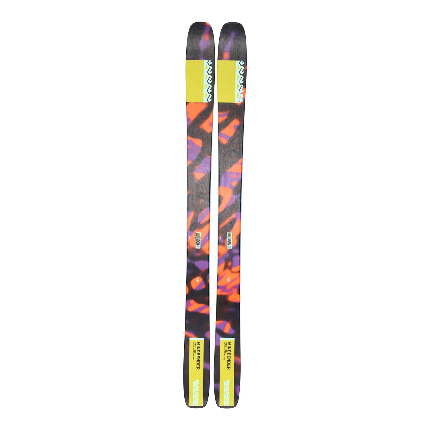 Ski Seul (Sans Fixations) K2 Mindbender 116c Violet Homme