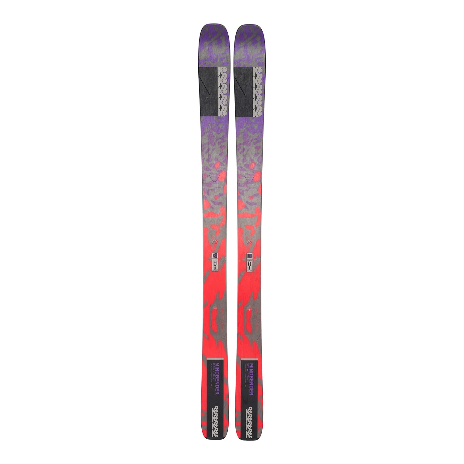 Ski Seul (Sans Fixations) K2 Mindbender 99ti W Rouge Femme