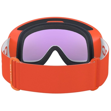 Masque De Ski POC Fovea Mid Clarity Comp Fluorescent Orange/Hydrogen White/Spektris Blue – Image 2