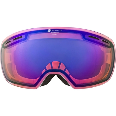 Masque De Ski Alpina Granby White / QHM Blue – Image 2