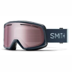 Masque De Ski Smith Femme AS Drift French Navy / Ignitor Mirror Antifog