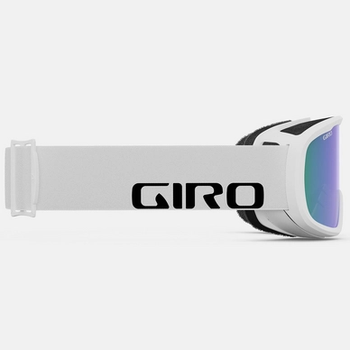 Masque De Ski Giro Roam White Wordmark Loden Green – Image 3