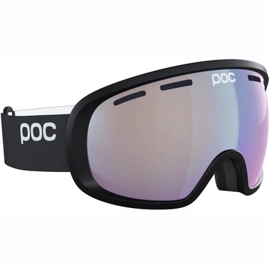 Masque De Ski POC Fovea Clarity Photochromic Uranium Black/Clarity Photochromic Light Pink/Sky Blue – Image 2