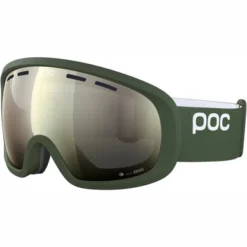Masque De Ski POC Unisexe Fovea Mid Clarity Epidote Green/Clarity Define/Spektris Ivory