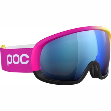 Masque De Ski POC Unisexe Fovea Mid Clarity Comp Speedy Gradient/Uranium Black/Spektris Blue – Image 2