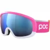 Masque De Ski POC Unisexe Fovea Mid Clarity Comp Fluorescent Pink/Hydrogen White/Spektris Blue