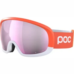 Masque De Ski POC Fovea Mid Clarity Comp Fluorescent Orange/Hydrogen White/Clarity Comp Low Light