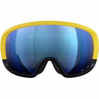 Masque De Ski POC Unisexe Fovea Clarity Comp Aventurine Yellow/Uranium Black/ Spektris Blue – Image 3