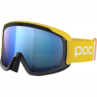 Masque De Ski POC Unisexe Opsin Clarity Comp Aventurine Yellow/Uranium Black/ Spektris Blue