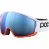 Masque De Ski POC Unisex Zonula Clarity Comp Hydrogen White/Fluorescent Orange/Spektris Blue