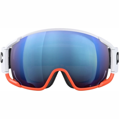 Masque De Ski POC Unisex Zonula Clarity Comp Hydrogen White/Fluorescent Orange/Spektris Blue – Image 3