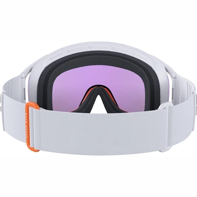 Masque De Ski POC Unisex Zonula Clarity Comp Hydrogen White/Fluorescent Orange/Spektris Blue – Image 4