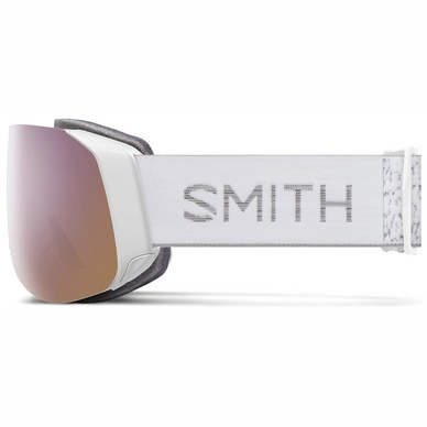 Masque De Ski Smith Unisex 4D Chromapop Everyday Rose Gold Mirror White Chunky Knit 22 – Image 5
