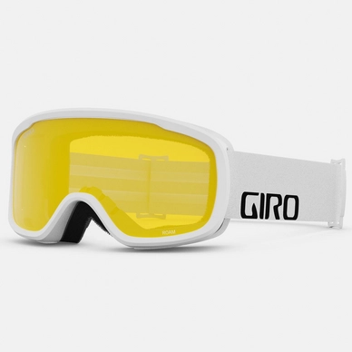 Masque De Ski Giro Roam White Wordmark Loden Green – Image 5