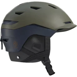 Casque De Ski Salomon Sight Olive Night Dress Blue