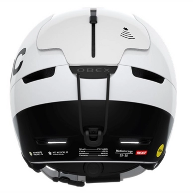 Casque De Ski POC Obex BC MIPS Hydrogen White – Image 4