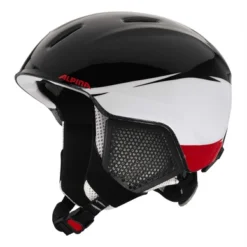 Casque De Ski Alpina Carat LX Noir Blanc Rouge