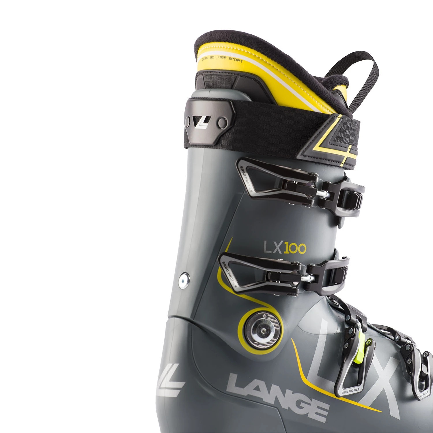 Chaussures De Ski Lange LX 100 Thunder Grey Homme – Image 5