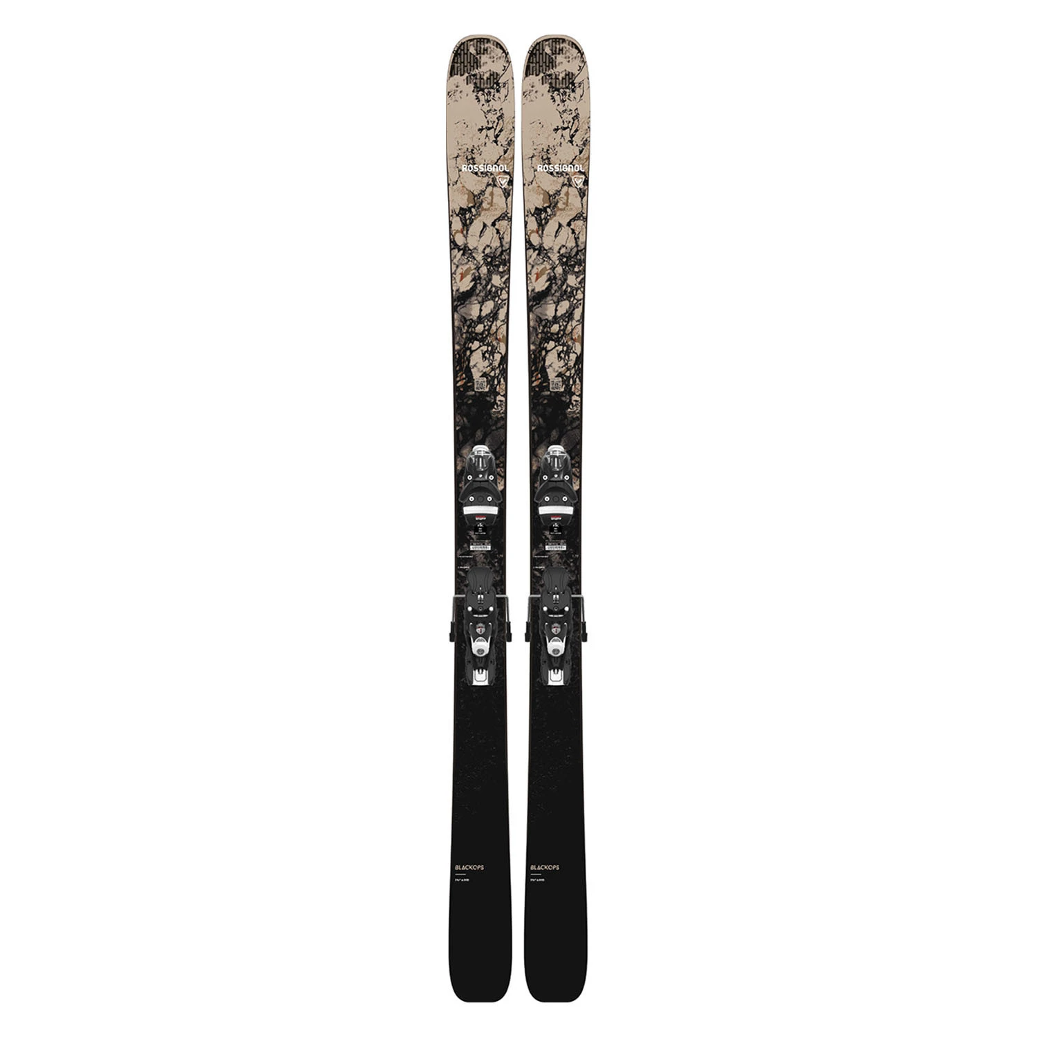 Pack Ski Rossignol Blackops Escaper + Fixations SPX12 Homme Gris