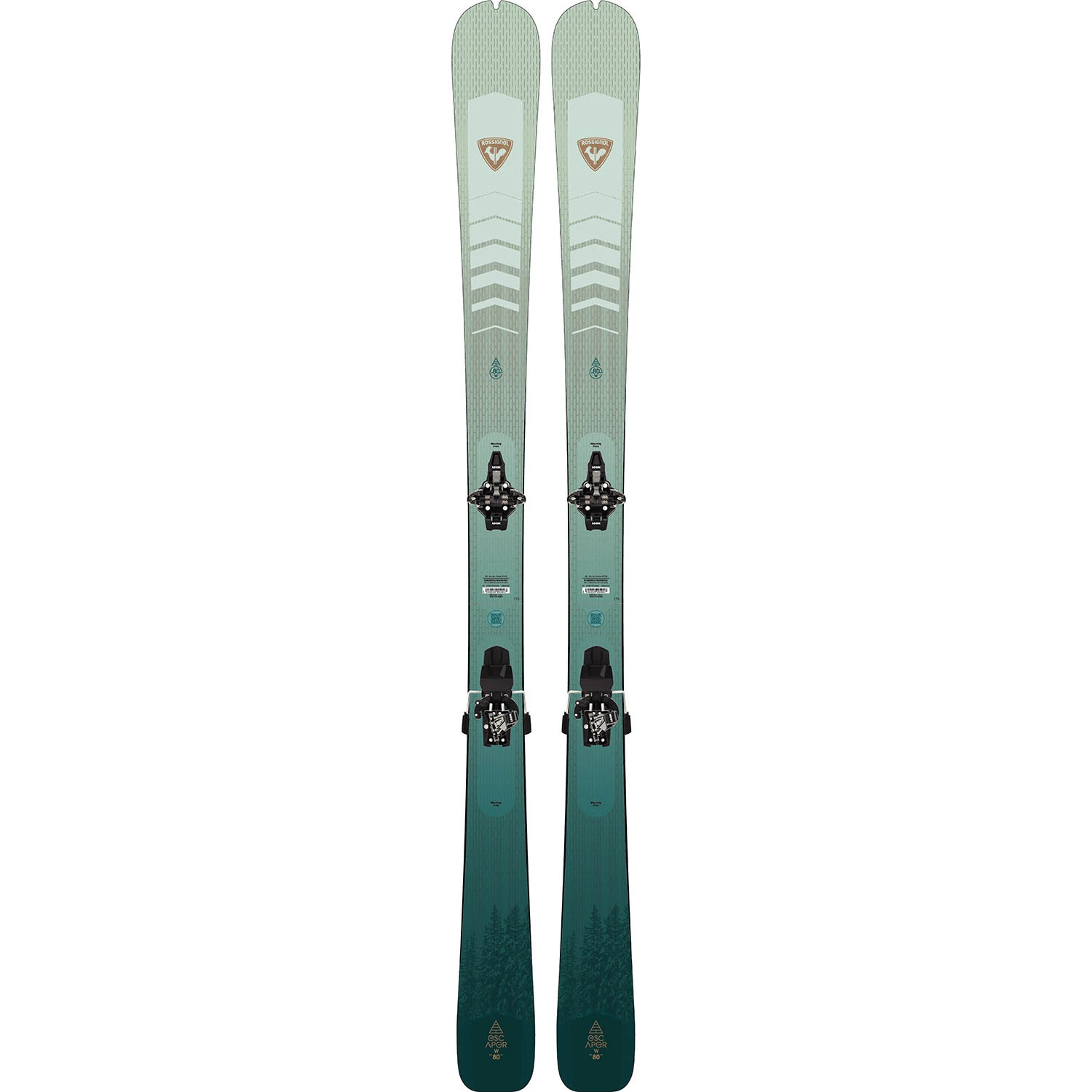 Pack Ski Rossignol Escaper W 80 + Fixations Ht 10 Rtl Femme – Image 2