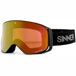 Masque De Ski Sinner Olympia + Matte Black Double Red Sintrast