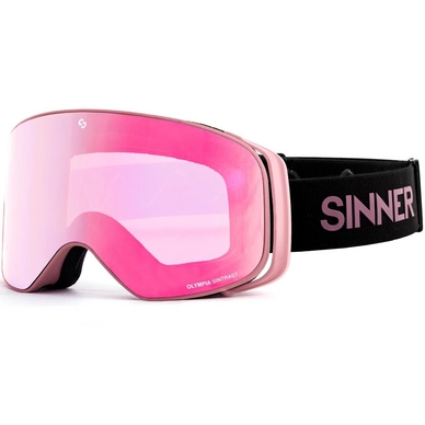 Masque De Ski Sinner Olympia + Matte Light Pink Double Pink Sintrast