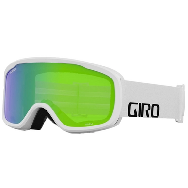 Masque De Ski Giro Roam White Wordmark Loden Green
