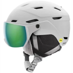 Casque De Ski Smith Kids Survey J Mipseu Matte White Green Mirror