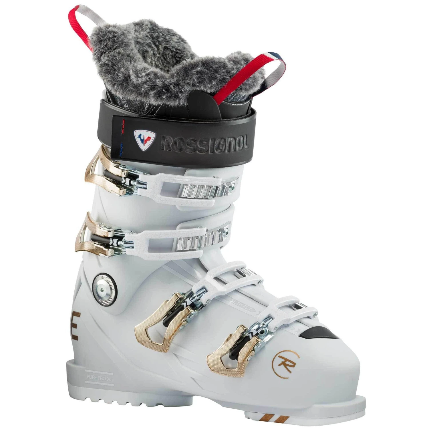 Chaussures De Ski Rossignol Pure Pro 90 - White Grey Femme