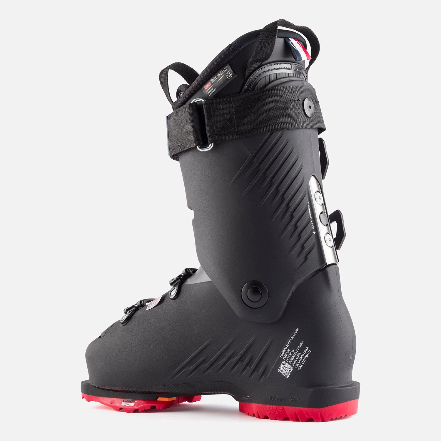 Chaussures De Ski Rossignol Hi-Speed Elite 120 Lv Gripwalk Black Homme – Image 3