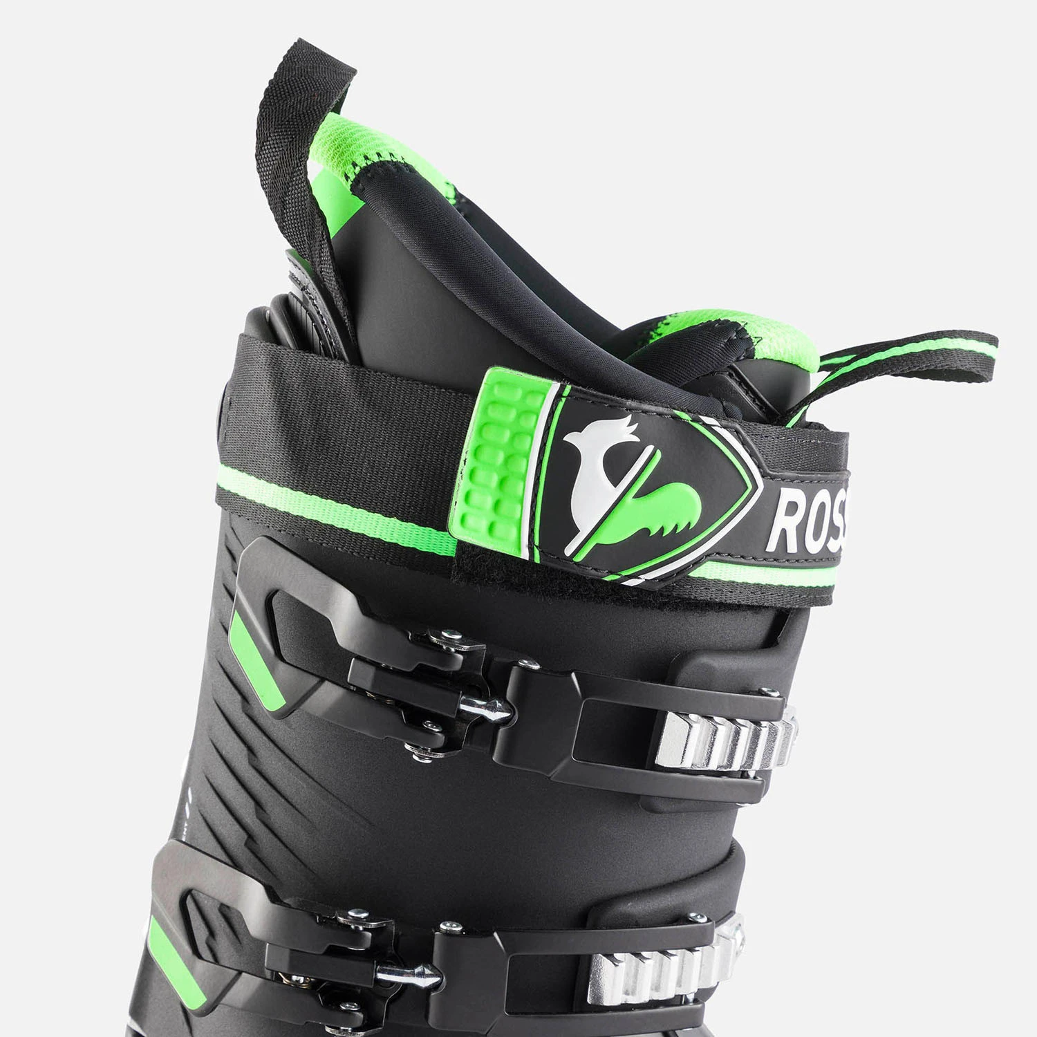 Chaussures De Ski Rossignol Hi-Speed 120 Hv Gripwalk Black Green Homme – Image 7