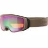 Masque De Ski Alpina Double Jack Planet Q-Lite Sand Matt Green
