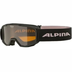 Masque De Ski Alpina Kids Piney Black Rose Matt Orange