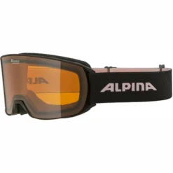 Masque De Ski Alpina Nakiska Black Rose Matt Orange