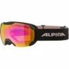 Masque De Ski Alpina Pheos S Q-Lite Black Rose Matt Pink