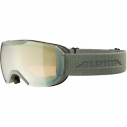 Masque De Ski Alpina Pheos S Q Moon Grey Matt Gold